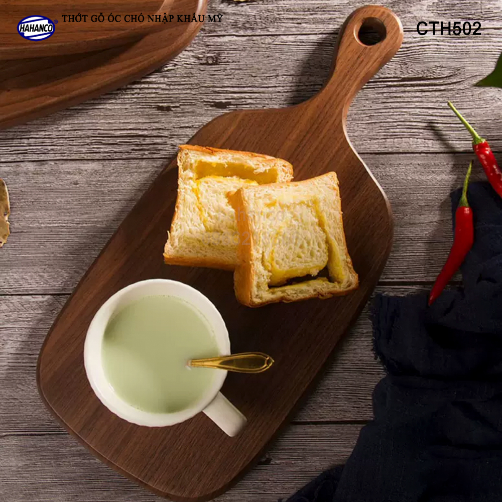 Thớt gỗ óc chó nhập khẩu Mỹ ️khay bánh mì/ bít tết/ pizza/ phụ kiện chụp ảnh