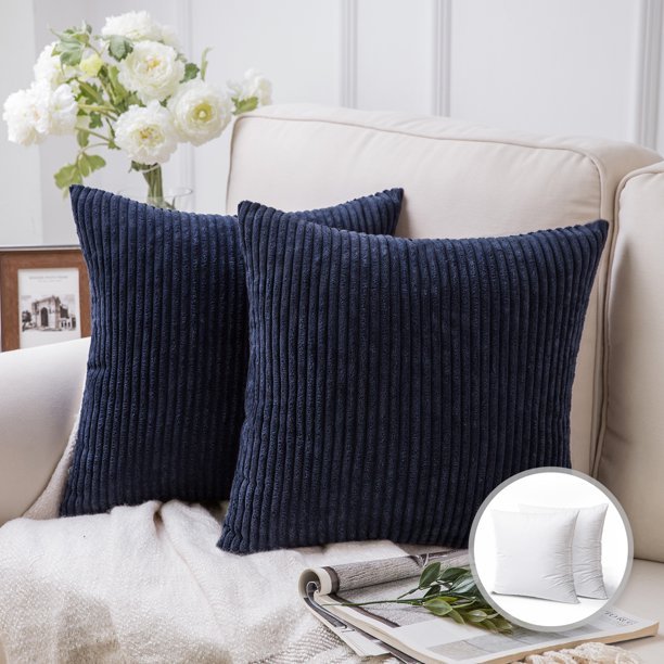 Gối tựa lưng, gối văn phòng, gối trang trí sofa CUCKOO chất liệu vải nhung gân
