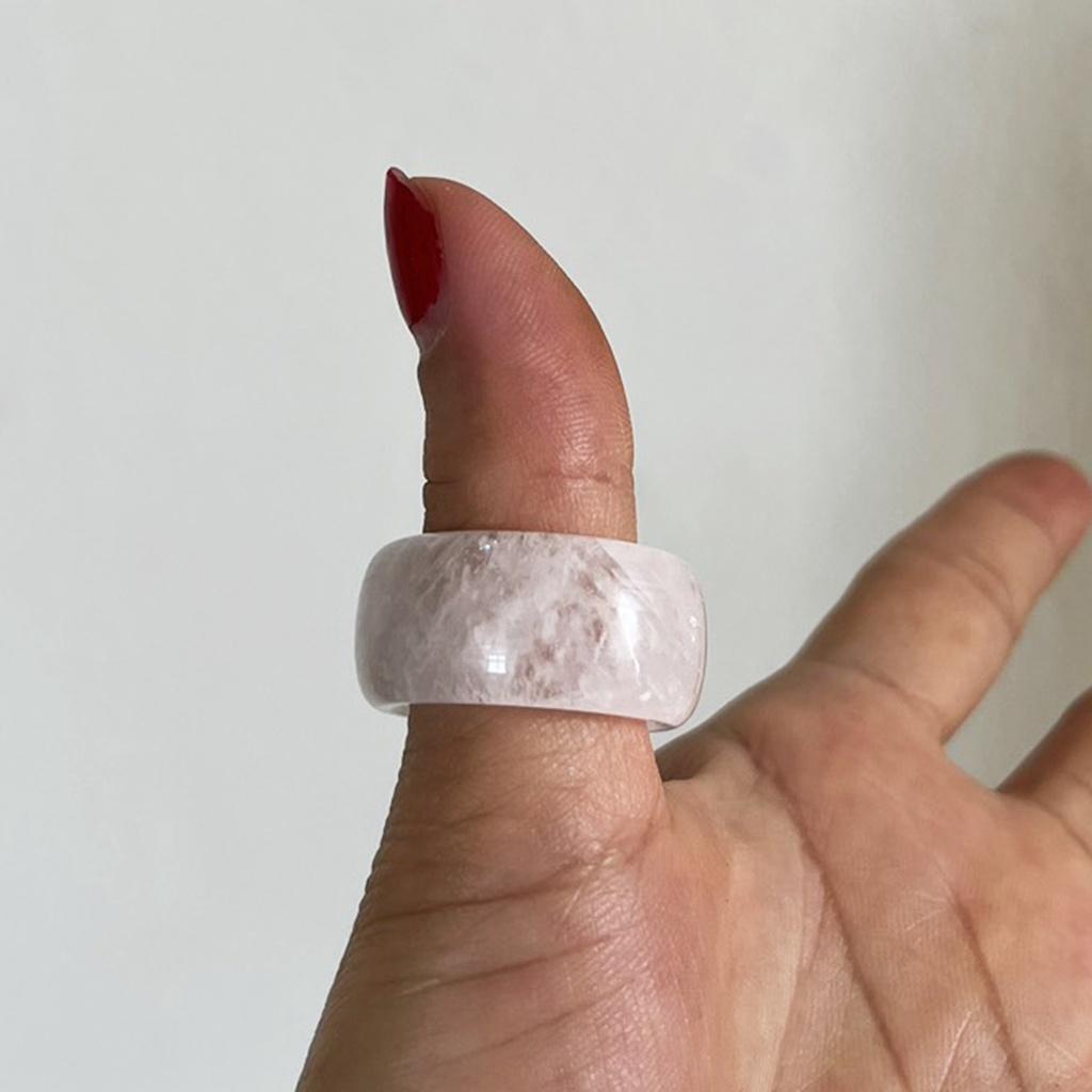 Nhẫn thạch trắng của Việt Nam nhiều kích thước Xưởng chế tác đá PTMN An An