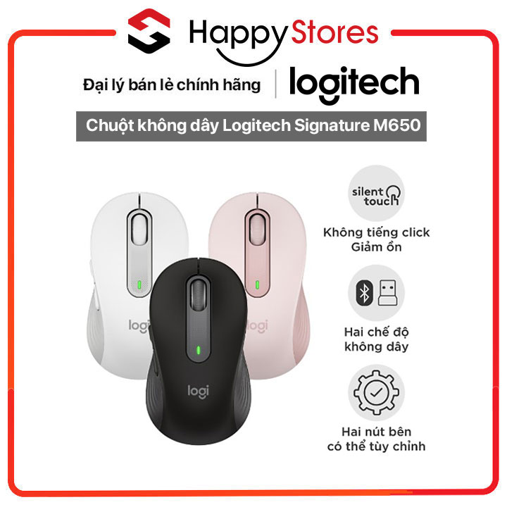 Chuột không dây Logitech Signature M650 - HÀNG CHÍNH HÃNG