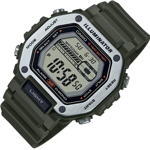 Đồng hồ Casio Nam General Dây Nhựa MWD-110H