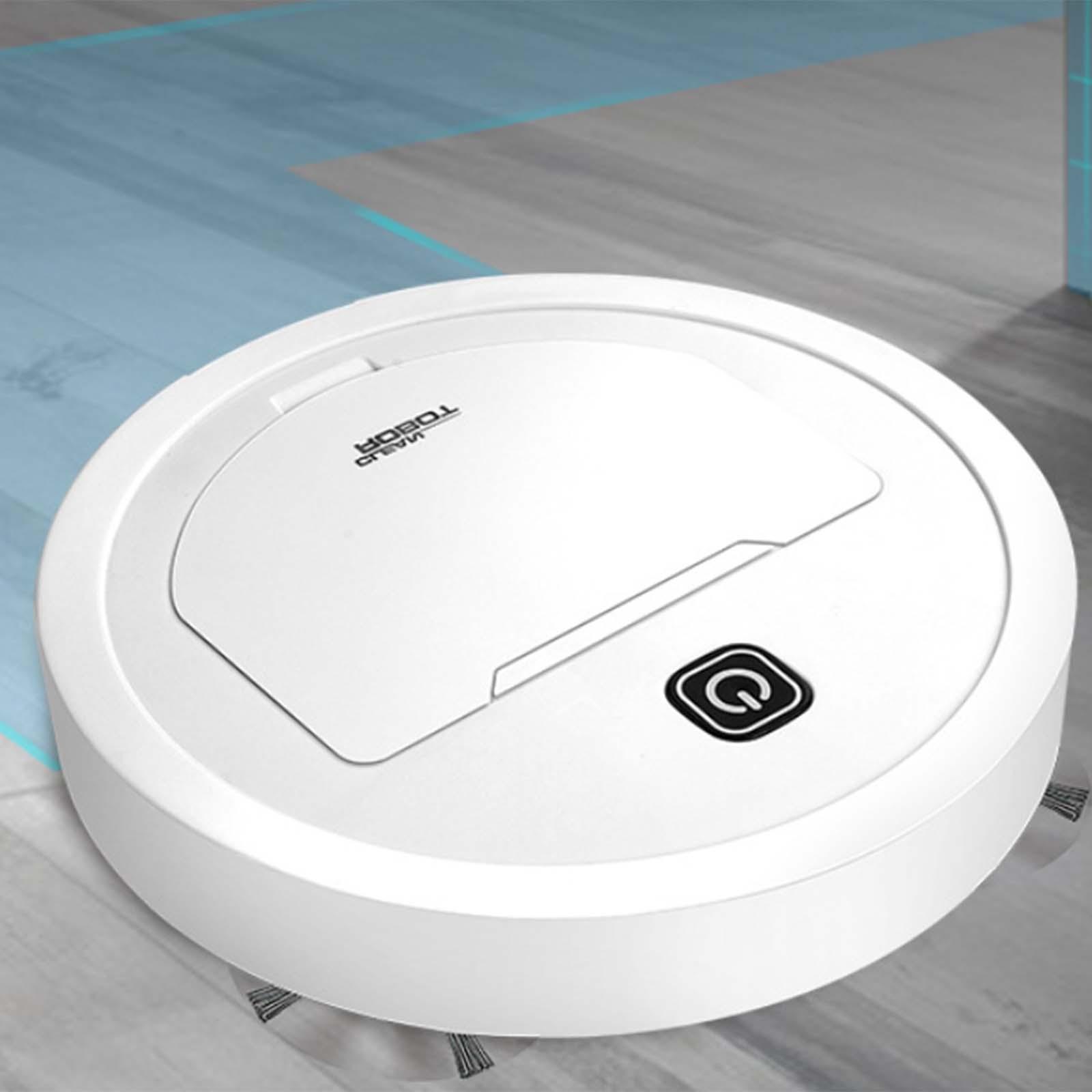 Suction Cleaner White Quiet Intelligent Robot Vacuum for Office Carpet