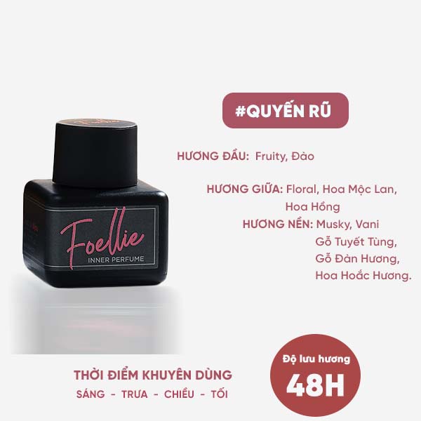 Nước Hoa FOELLIE Hương Ngọt Ngào Quyến Rũ Inner Perfume Eau De Bijou 5ml