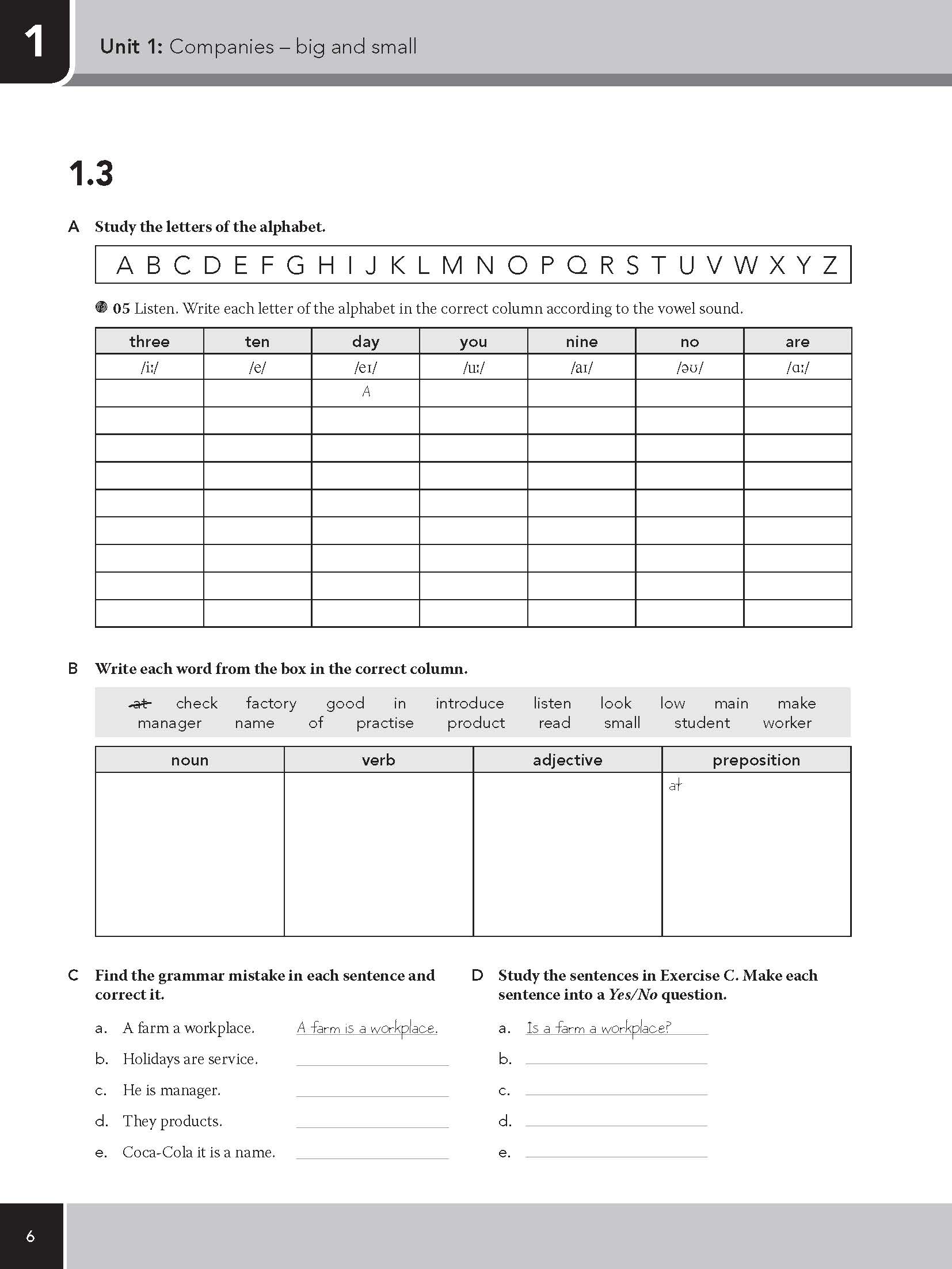 Moving into Business Studies - Workbook