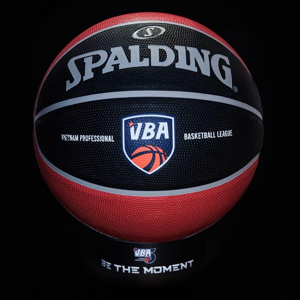 Quả bóng rổ Spalding Thăng Long Warriors Size 7- Tặng kim bơm bóng và túi lưới đựng bóng