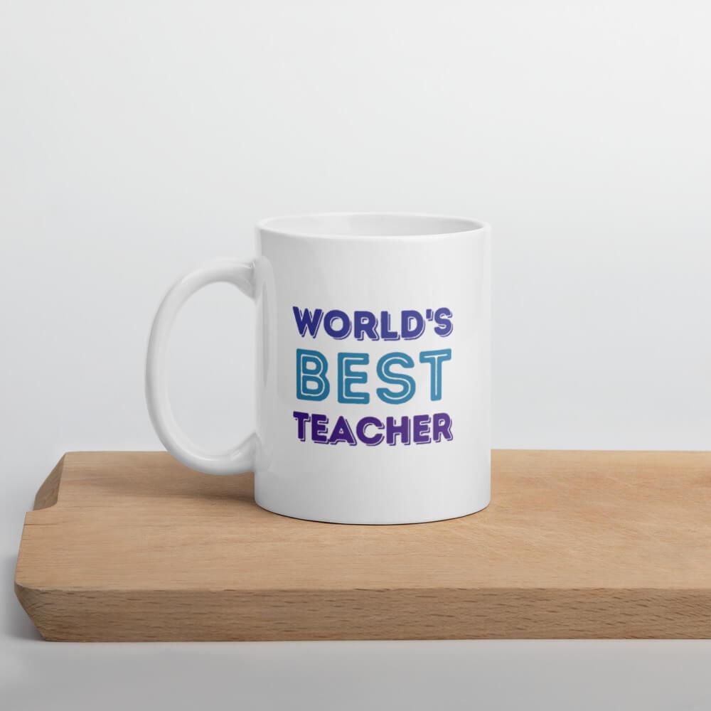 Cốc sứ 20-11 hình nhà giáo Best Teacher Ever 2