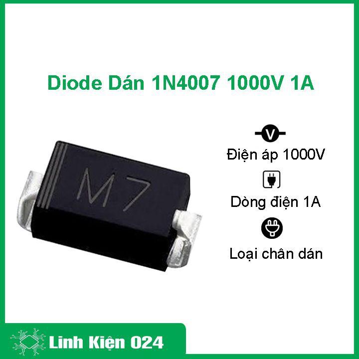 Diode Dán 1N4007 1000V 1A