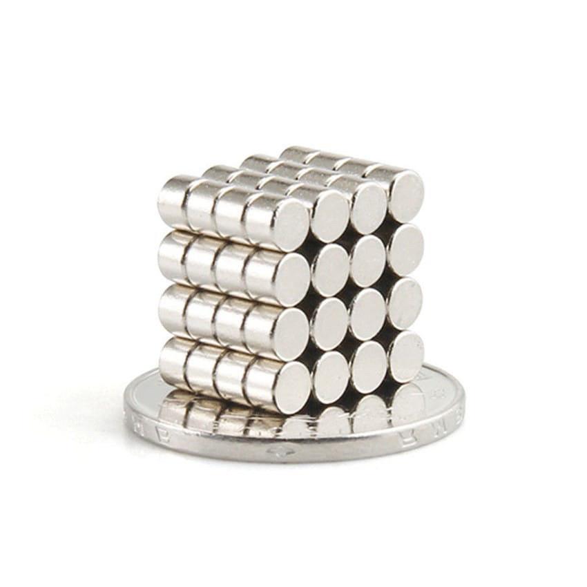 50 Viên Nam châm trắng đất hiếm 4x2mm
