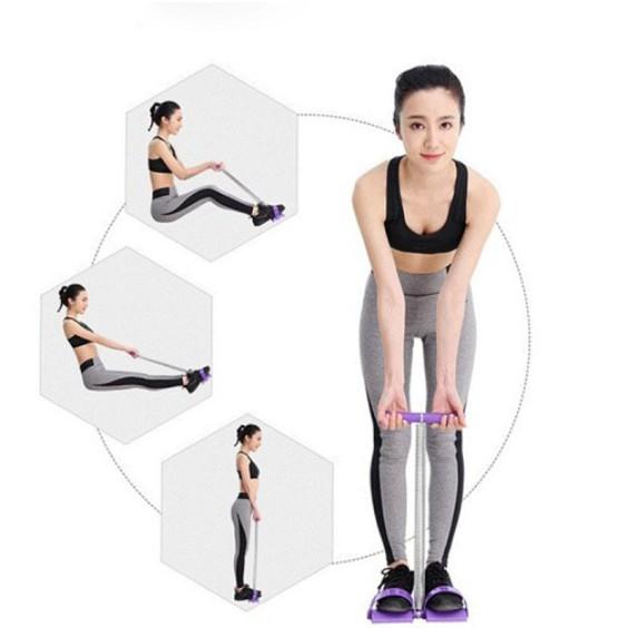 Dây kéo tập lưng bụng Tummy Trimmer nhiều màu, có bảo hành, tập thể dục tại nhà giúp giảm mỡ bụng, eo thon, căng mông