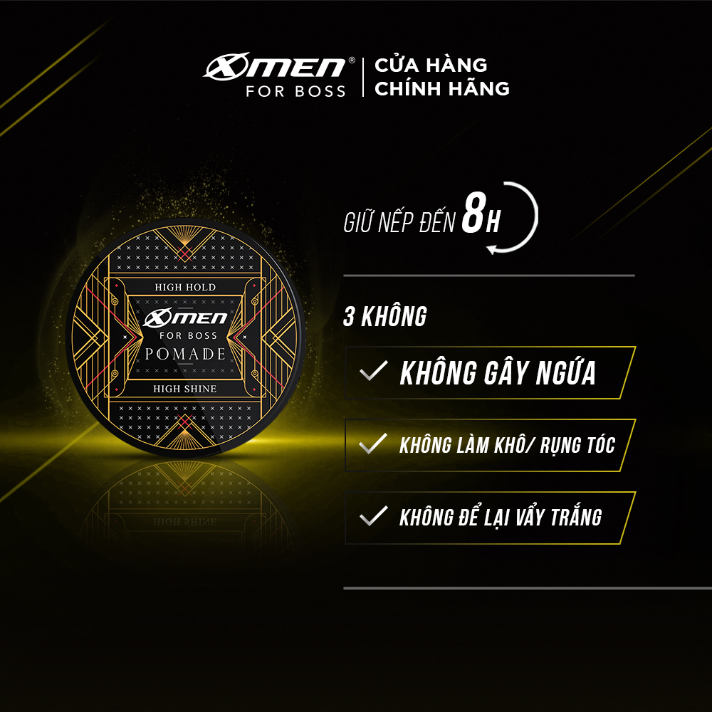 Pomade tạo kiểu X-Men For Boss High Hold Dày bồng lãng tử