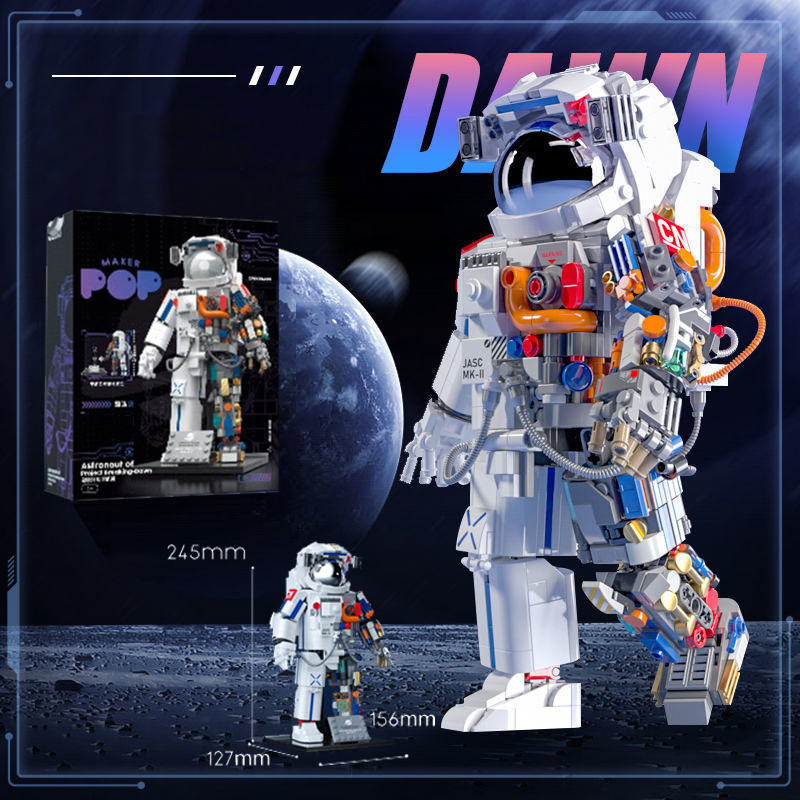 Đồ Chơi Lắp Ráp Xếp Hình Kiểu Lego Mô hình Trưng Bày Phi Hành Gia Dawn Astronaut JK 9106 Với 800 Mảnh Chi Tiết