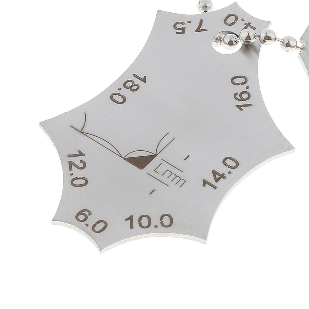 Bỏ Túi 2 Gage Hàn Đường May Kiểm Tra Đồng Hồ Đo Kiểm Tra Ulnar Thước Đồng Hồ Đa Chức Năng