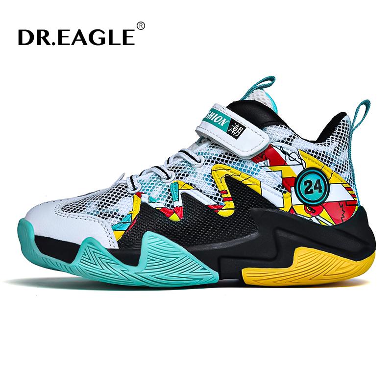 Giày bóng rổ nam Dr.Agle MEN Color: White Black Shoe Size: 36