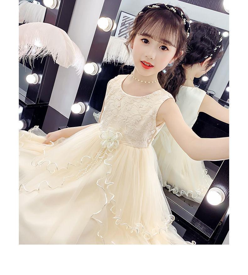 DONGSHOP Cô gái mùa hè đầm 2023 trẻ em tây mùa hè đầm công chúa váy cô gái mùa hè đầm
