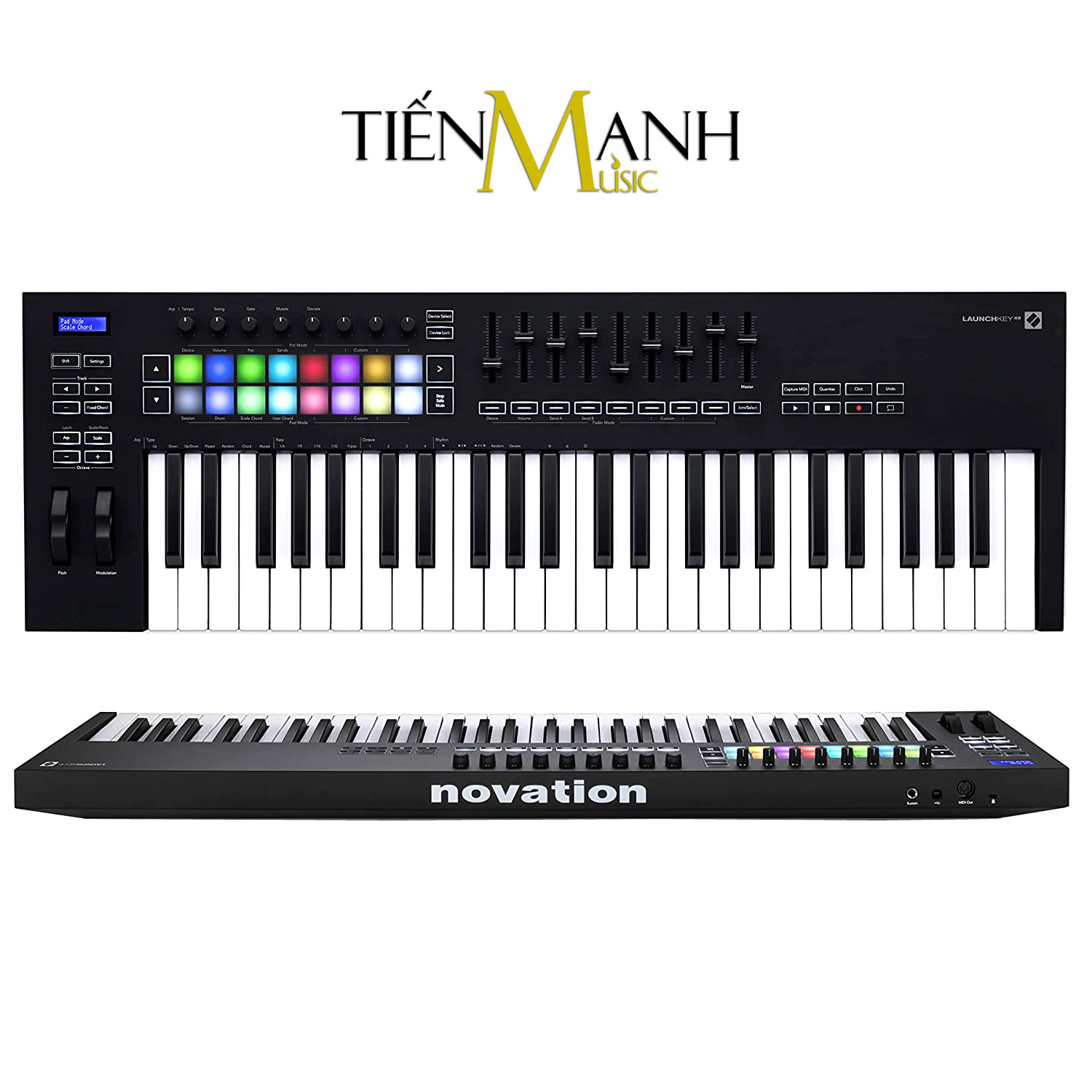 Novation Launchkey 61 MK3 Bàn phím sáng tác - Sản xuất âm nhạc Producer Keyboard Controller for Ableton Live - Kèm Móng Gẩy DreamMaker