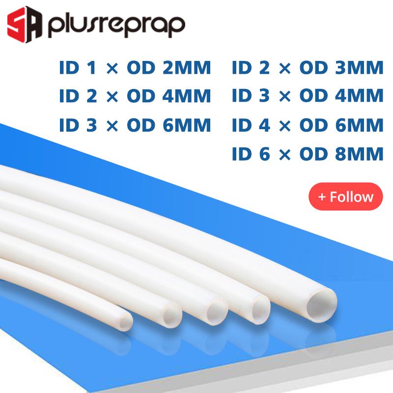 1 Mét 1Mm 2Mm 3Mm 4Mm 6Mm 8Mm PTFE Ống Cho 3D Máy In Phần Ống Bowden J-Đầu