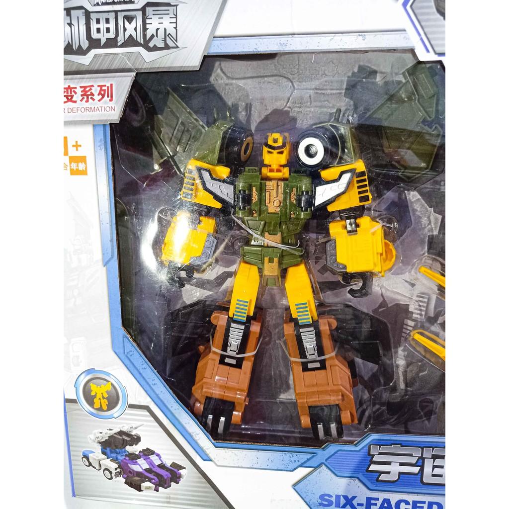 Bộ 2 robot biến hình siêu nhân - đồ chơi trẻ em - quà tặng bé