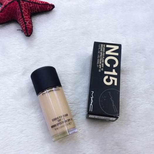 Kem Nền Lâu Trôi MAC Studio Fix Fluid Foundation Spf15 30ml