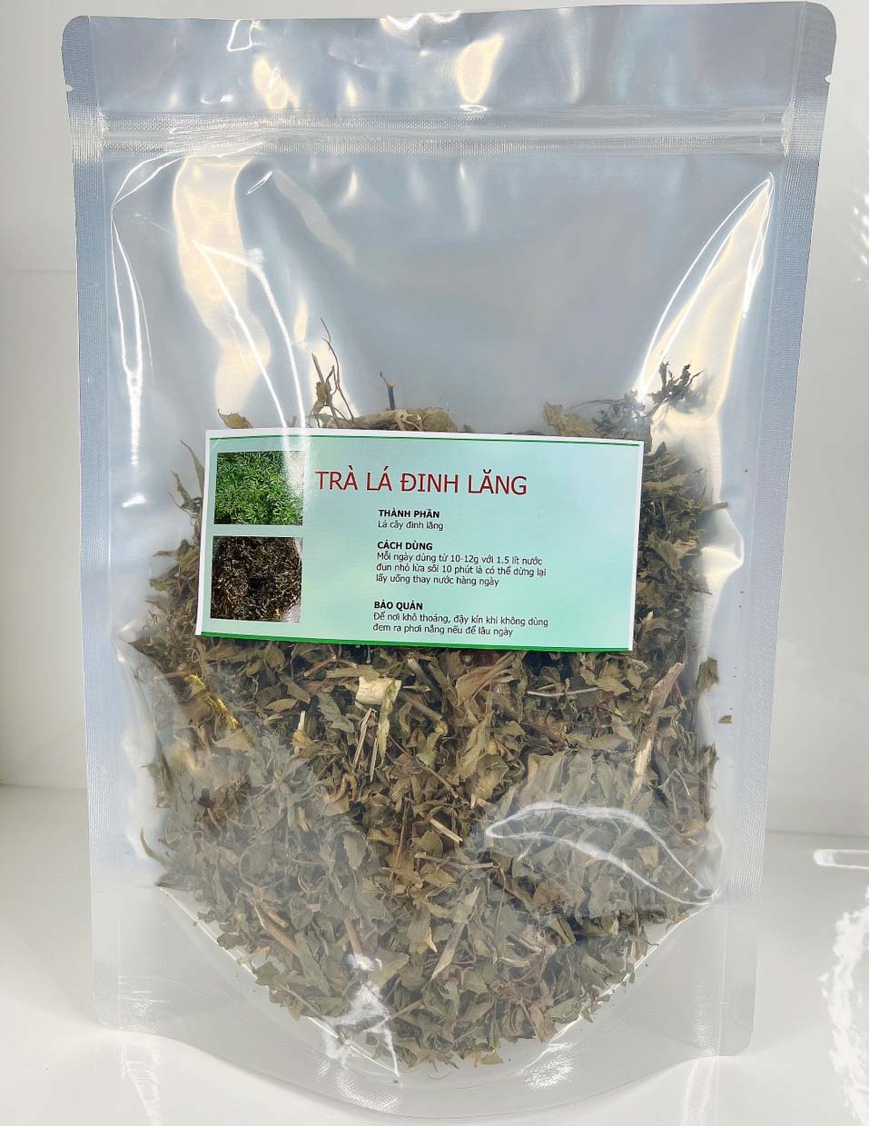 Trà lá đinh lăng khô (Lá đinh lăng nếp sấy khô 1kg) - Sản phẩm đinh lắng nếp hữu cơ tự nhiên