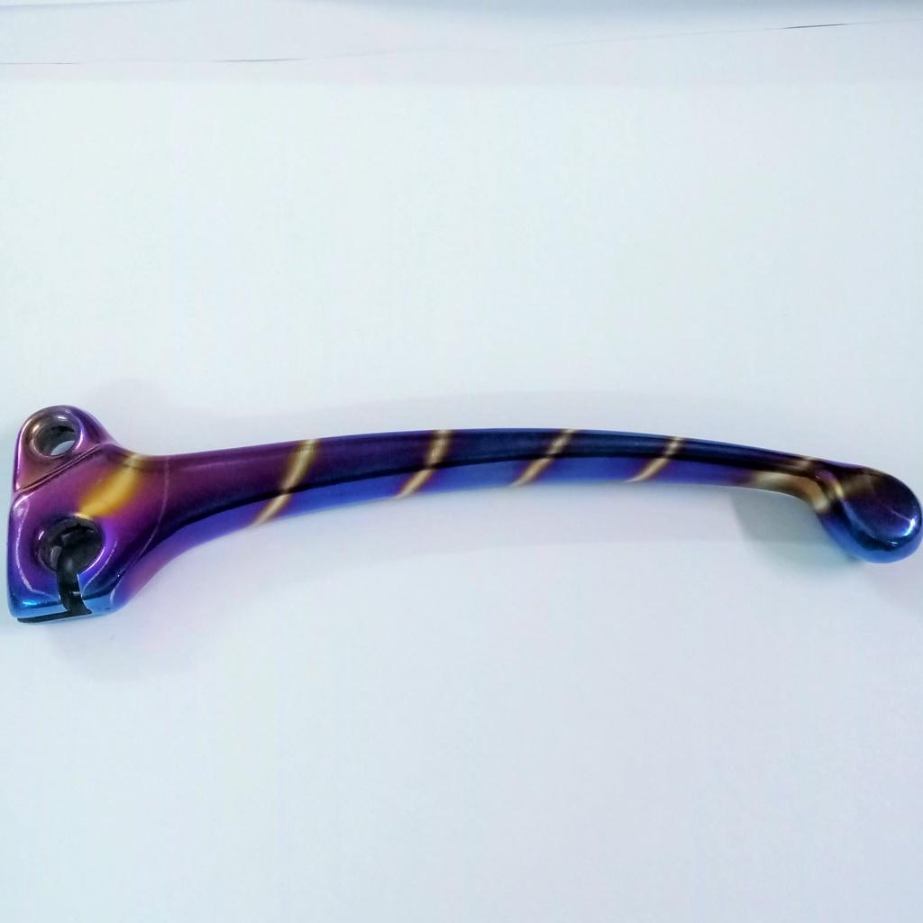 TAY THẮNG ĐÙM CHO WAVE NHỎ INOX MÀU TITAN