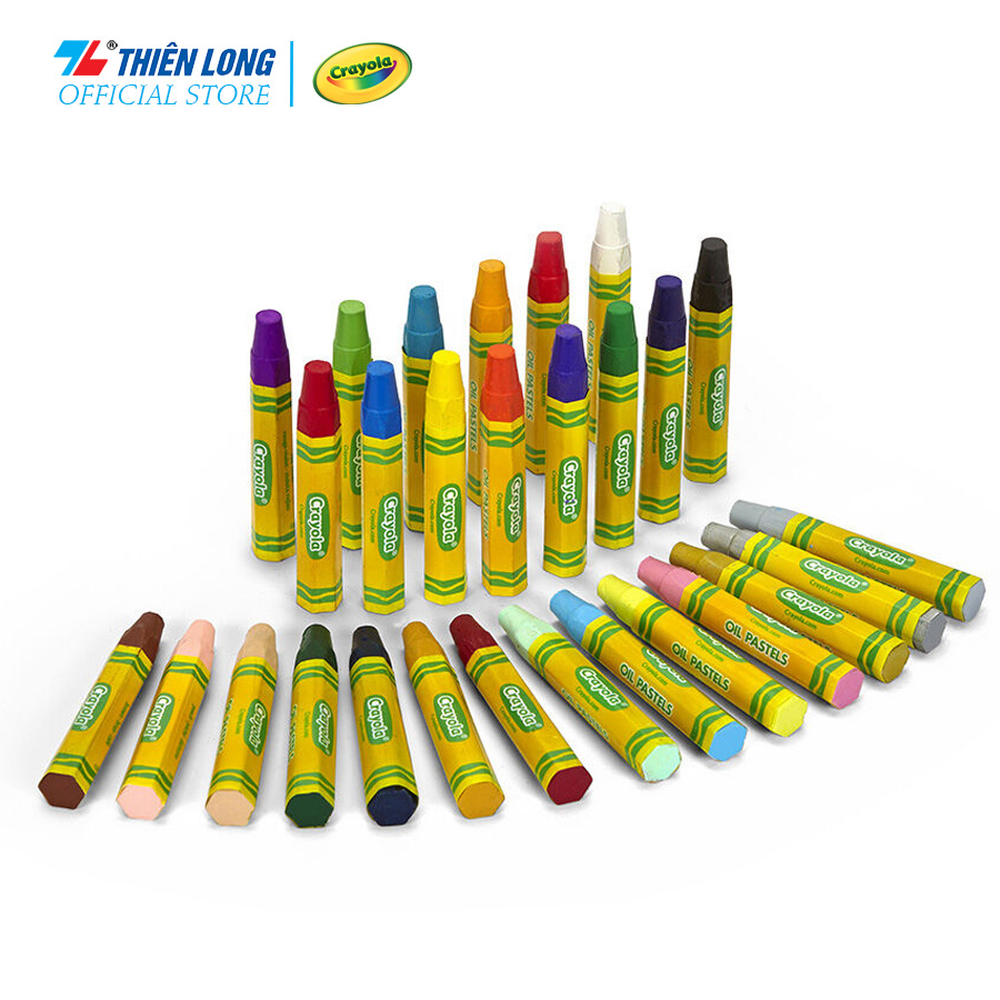 Bộ 28 bút sáp màu Crayola Hexagonal Shape Oil Pastel