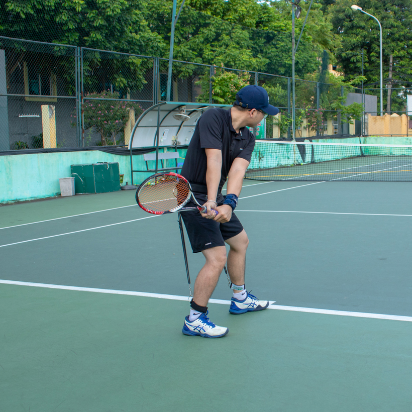 Đai chùng gối tập tennis