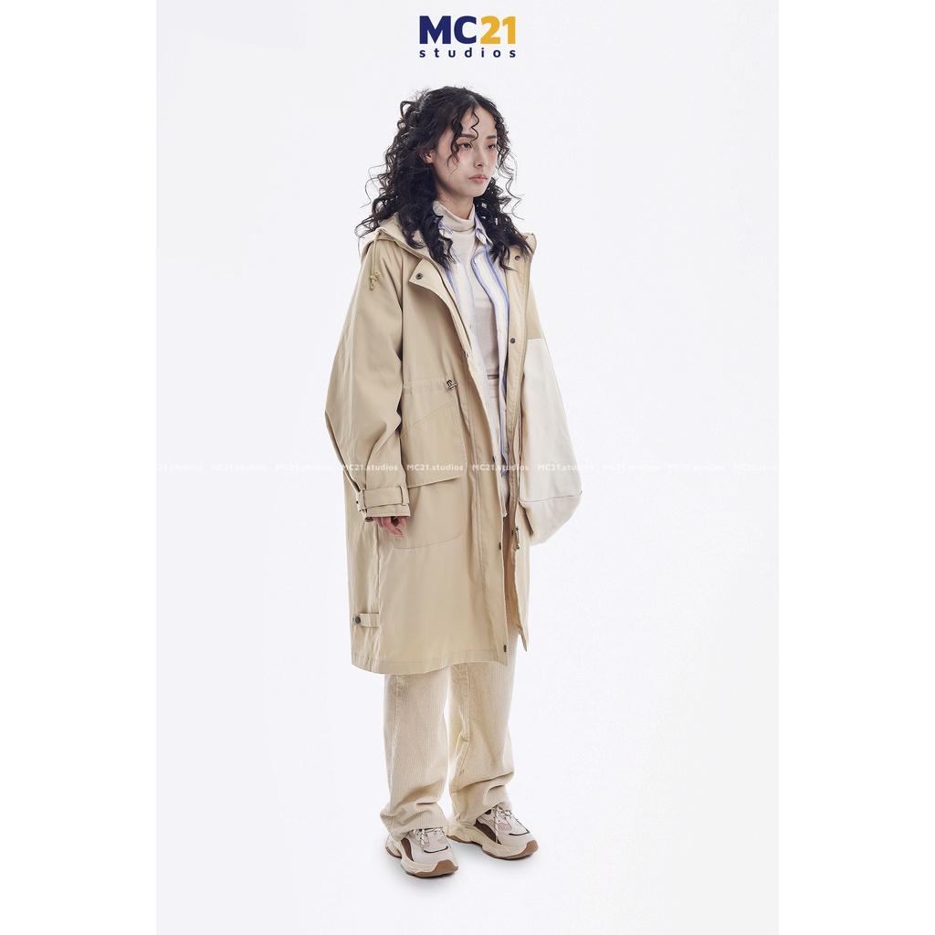 Áo khoác măng tô trench coat MINION CLOTHING unisex nam nữ chất kaki dày dặn 2 lớp có lót gió A3107