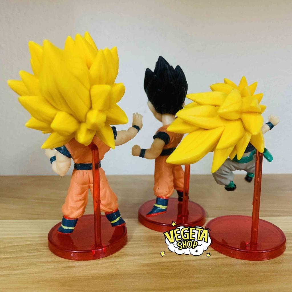 Mô hình Dragon Ball - Mô hình Majin Buu Gogeta Gohan Goku UI Vegeta Gotenks SSJ3 SSJ4 Xeno Ma bư mập gầy - Cao 10~12cm