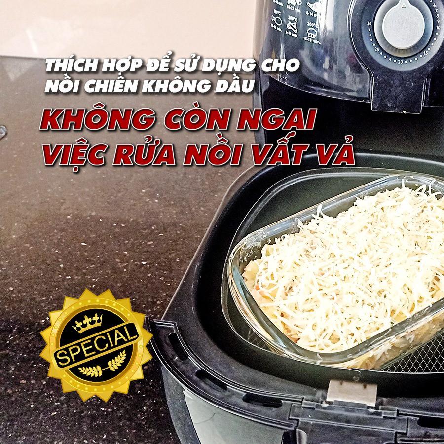 Khay nướng thủy tinh chịu nhiệt PYRO 250ml-400ml-700ml-1LBormioli Rocco - HÀNG CHÍNH HÃNG