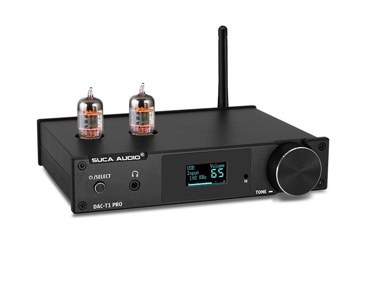 Suca Audio DAC T1Pro - Bộ giải mã âm thanh tích hợp đèn pre cao cấp 24bit/192 khz trên 3 đường giải mã là USB, COA và OPT - Hàng chính hãng