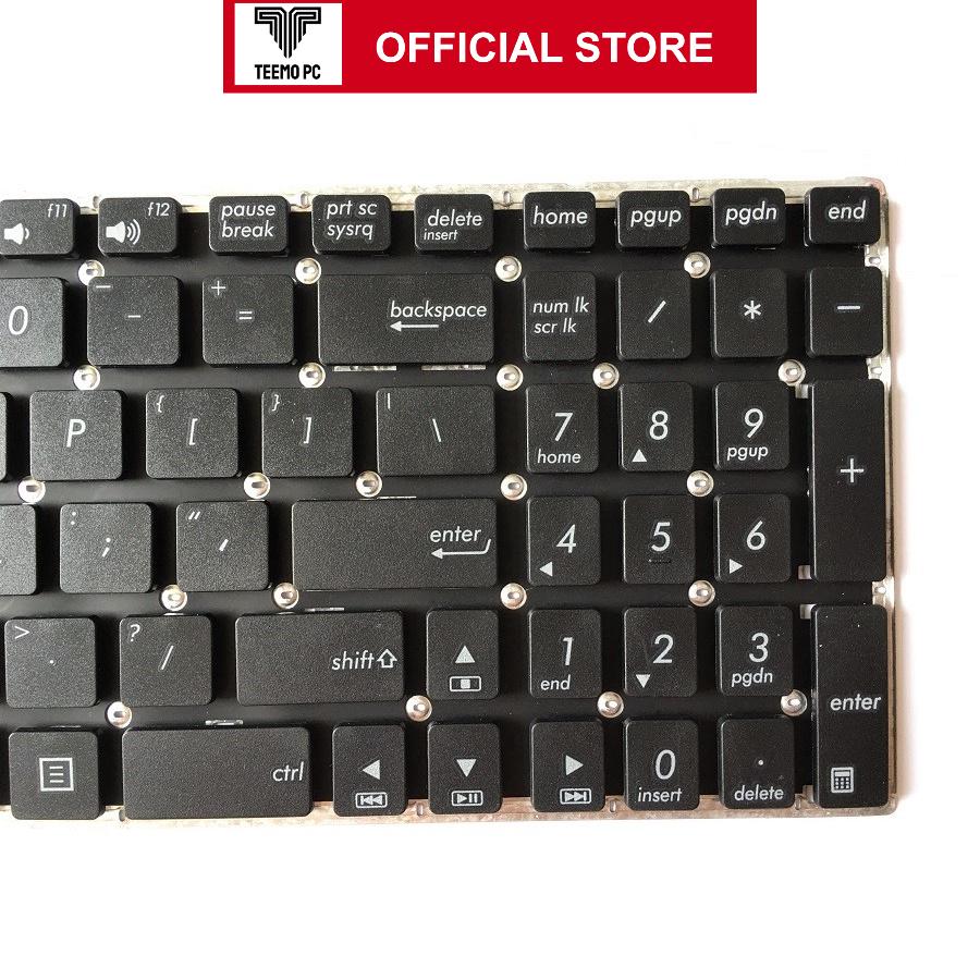 Bàn Phím Tương Thích Cho Laptop Mới Laptop Asus K56 K56Ca X552 X552Cl X550 X550Ca F550 - Hàng Nhập Khẩu New Seal TEEMO PC KEY375