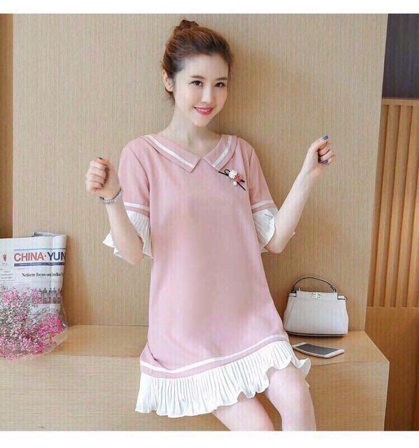 Đầm suông dập ly cao câp Lt09