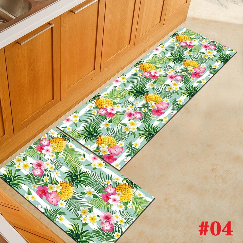 Thảm Chùi Chân Chống Trượt Họa Tiết Lá Cây Trang Nhã