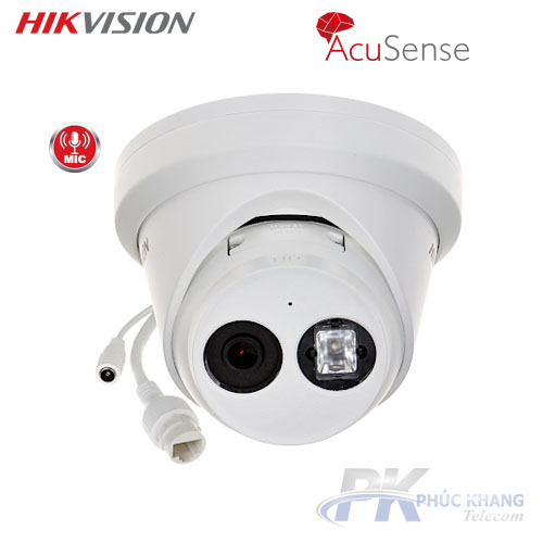 Camera IP Dome Accusense  4.0 Megapixel HIKVISION DS-2CD2343G2-IU - Hàng Chính Hãng