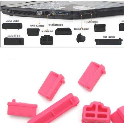 Bộ 13 Nút Chống Bụi Laptop USA Store (Màu Sắc Ngẫu Nhiên)-GX247