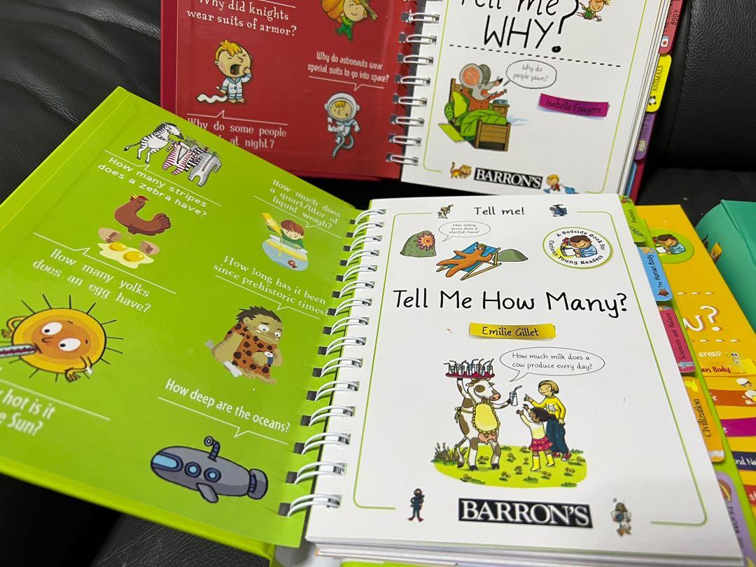 Barron's Tell Me Series - 4 Books + Stickers | Bản Nhập Khẩu