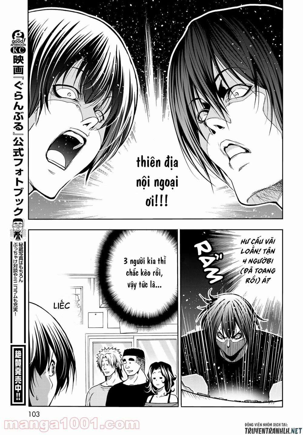 cô gái thích lặn - grand blue chapter 70 14