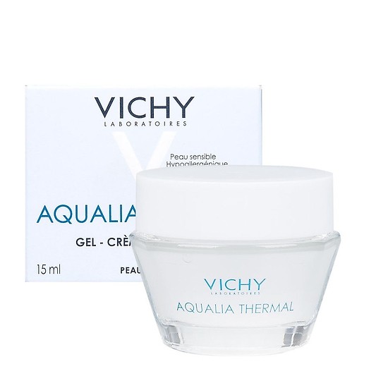 Gel Dưỡng Ẩm Giúp Da Dịu Mát Cho Da Thường, Da Hỗn Hợp &amp; Da Nhạy Cảm Vichy Aqualia Thermal Rehydrating Gel Cream (15ml)