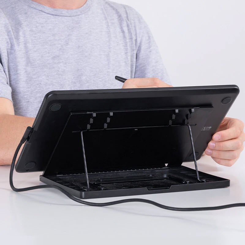 Chân đế rời Huion ST300 - HUION ST300 Adjustable Drawing Tablet Stand Portable Desk Stand, Suitable for Kamvas 12/13/16, Kamvas Pro 12/Pro 13/Pro 16 - Hàng Chính Hãng