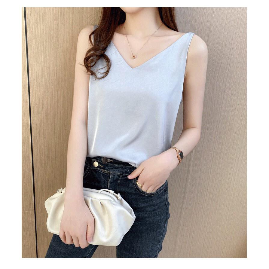 ÁO 2 DÂY CỔ V SIÊU XINH