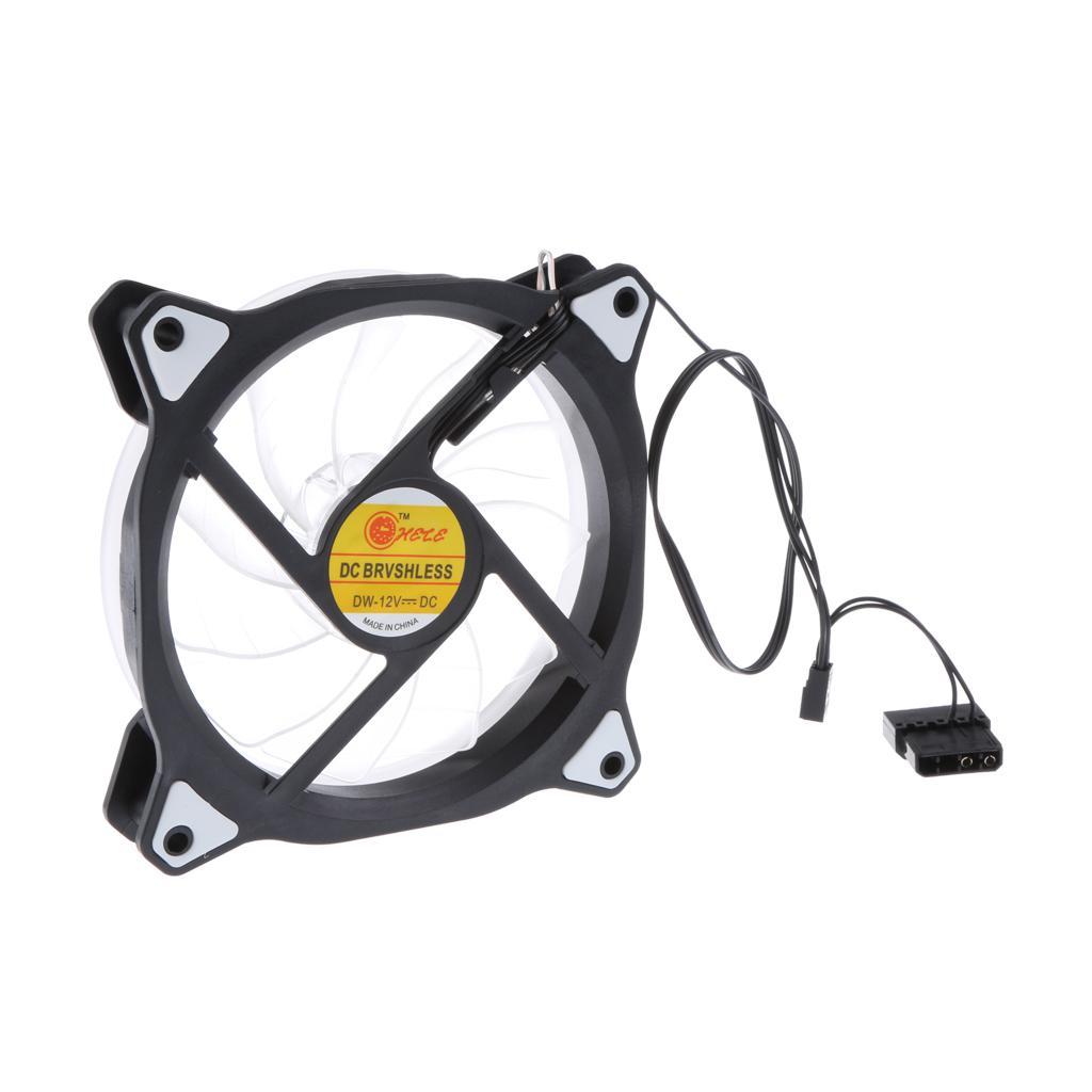 120mm Colors LED Light 3Pin/4Pin PC Computer Fan Case Cooling Fan