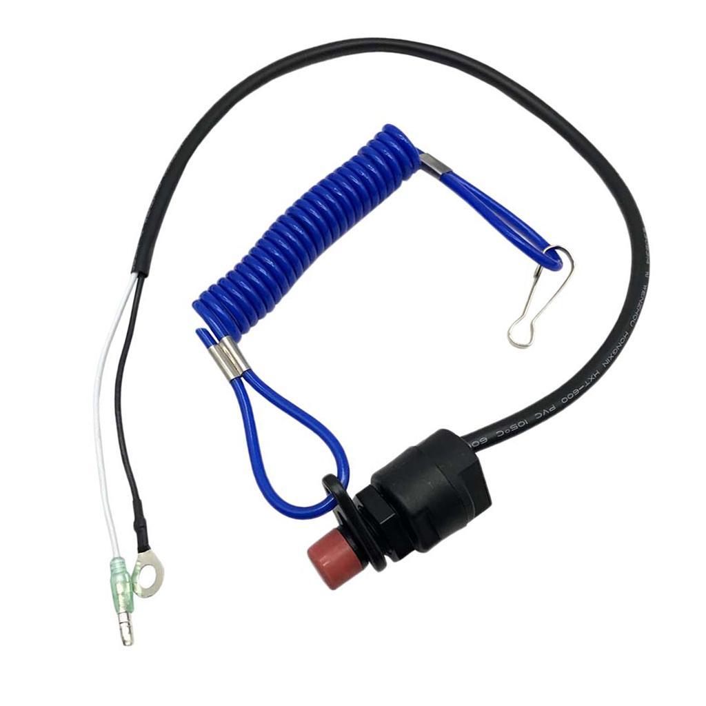 3x Boat Engine Cut off Kill Stop Switch Lanyard for Motors