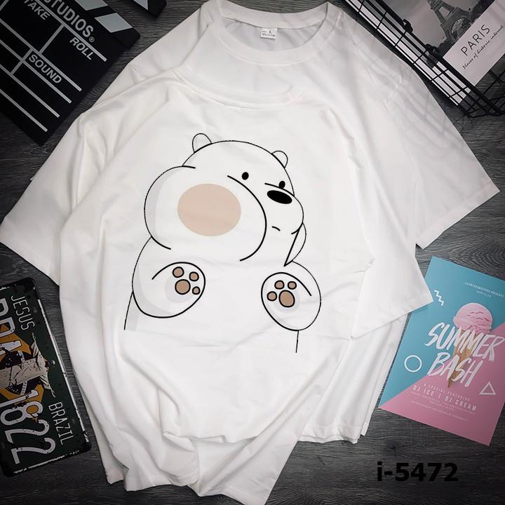 Áo Thun Nữ Unisex Gấu Dễ Thương