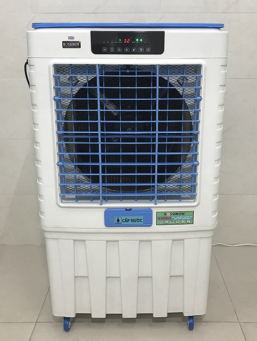 Quạt làm mát không khí, quạt điều hòa, quạt hơi nước Bossinon Q-9000A - Hàng Chính Hãng