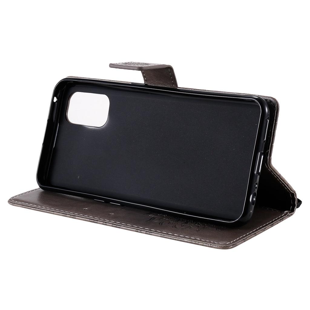 Ốp điện thoại silicon da PU kiểu ví gập in nổi họa tiết hoa hướng dương Cho OPPO REALME 7 PRO 7I C17 RENO4 PRO 4G RENO5 PRO 5G