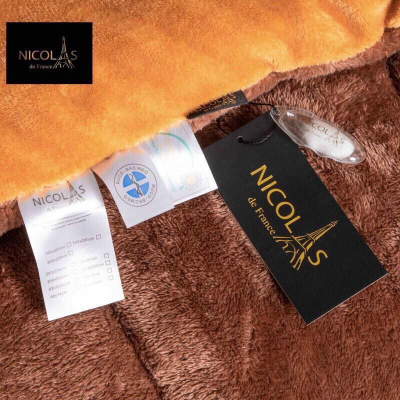 Chăn lông cừu Pháp N.I.C.O.L.S 2mx2m3