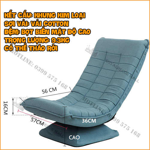 Ghế thư giãn, ghế mặt trăng xoay 360 bệt tựa phục vụ nghỉ ngơi thư giãn - A06