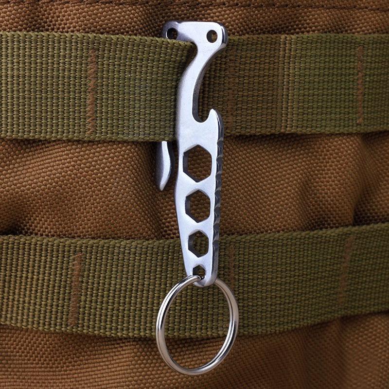 Multifunctional EDC Gear Suspension Clip Tool Hex Wrenches