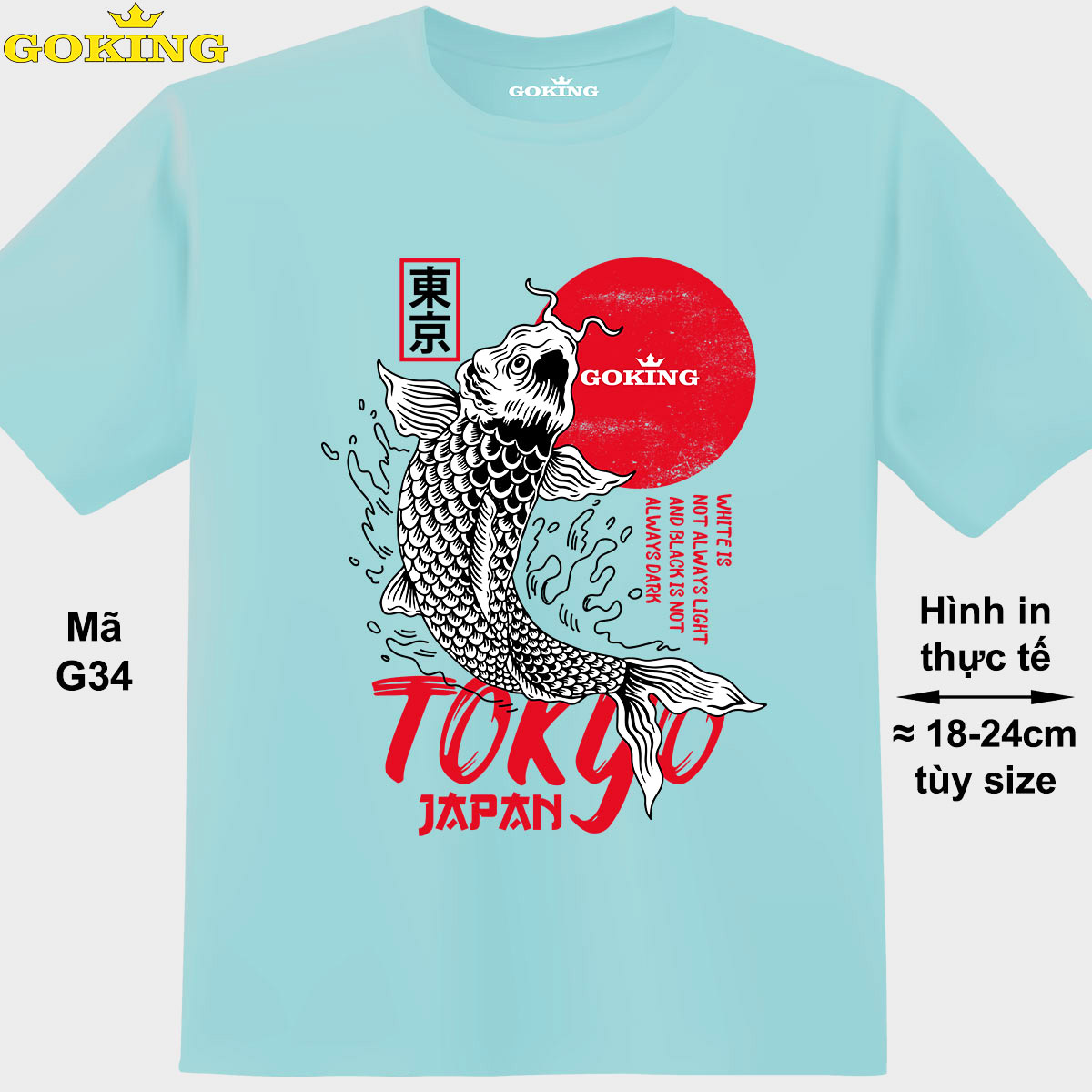 Tokyo Japan, mã G34. Hãy tỏa sáng như kim cương, qua chiếc áo thun Goking siêu hot cho nam nữ trẻ em, áo phông cặp đôi, gia đình, đội nhóm