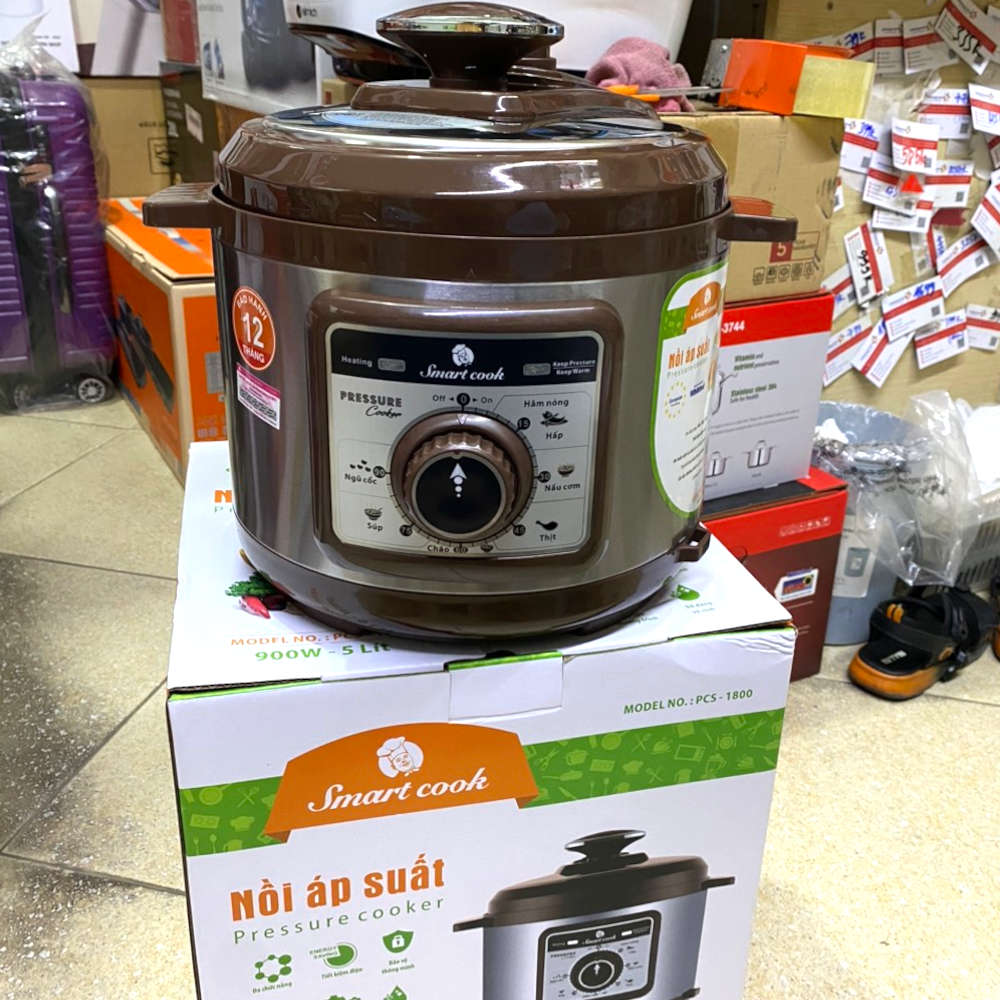 Nồi áp suất Smartcook PCS-1800 dung tích 5l-Hàng chính hãng